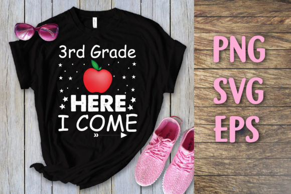 3rd Grade Here I Come SVG: Essential Back-to-School Design