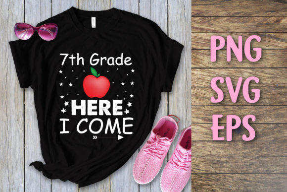 7th Grade Here I Come Back to School Svg: A Strategic Asset for Print on Demand Success