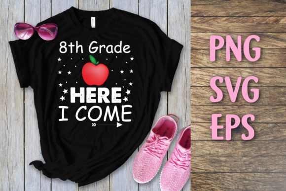 8th Grade Here I Come: Evaluating This Back to School SVG for Your Print on Demand Business