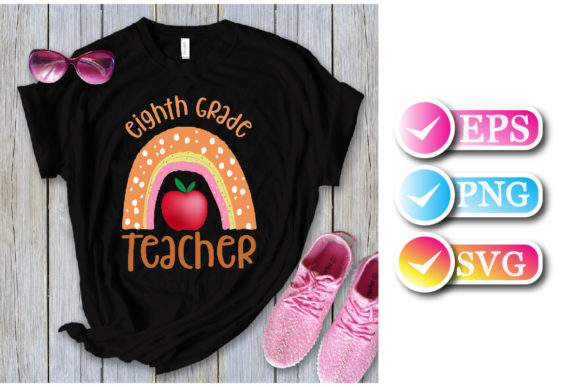 8th Grade Teacher Back to School: A Versatile Design Asset for Creators and Educators