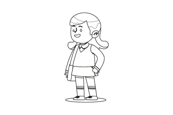 Back to School Child: A Versatile Vector Design for Modern Creatives