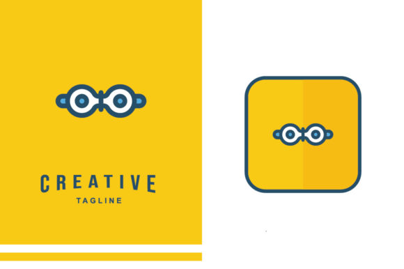 Back to School Icon – Swimming Goggles: A Versatile Vector Design for Real-World Use