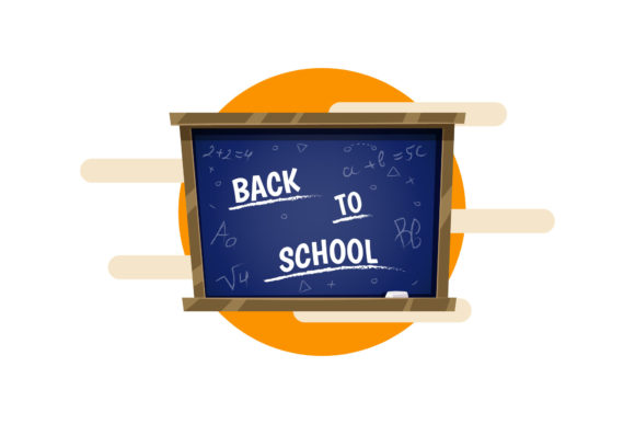 Back to School Icon Vector for Designers