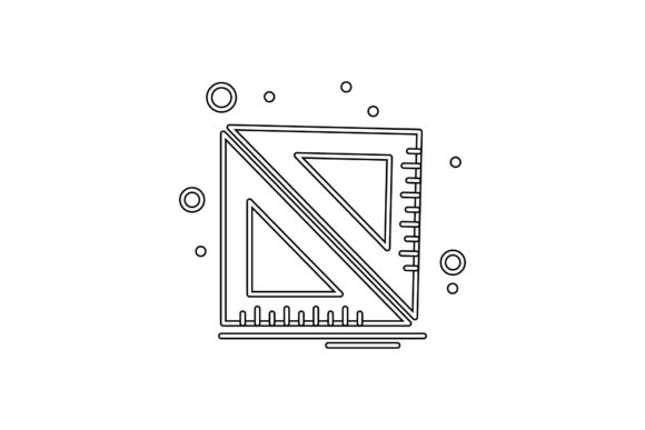 Back to School Ruler Outline: A Versatile Design Resource for Creatives
