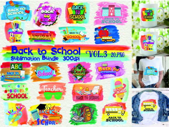 Back to School Sublimation V.3 for Creative Projects