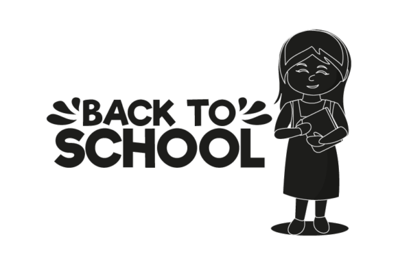 Back to School Woman Black: A Versatile Design Resource for Educators, Creators, and Small Businesses